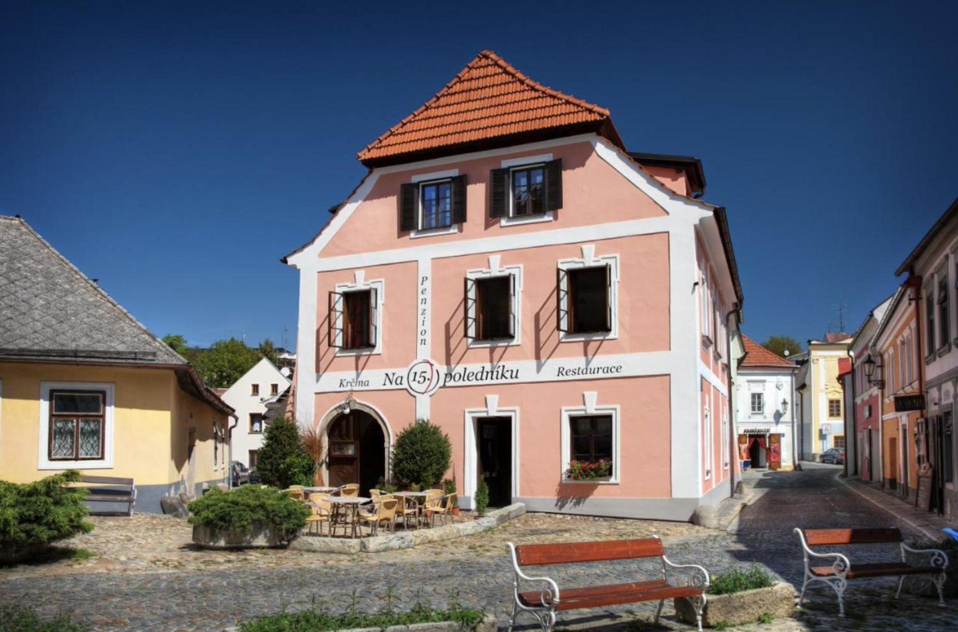 Penzion Na 15. Poledniku Hotel Йндрихув Храдец Екстериор снимка